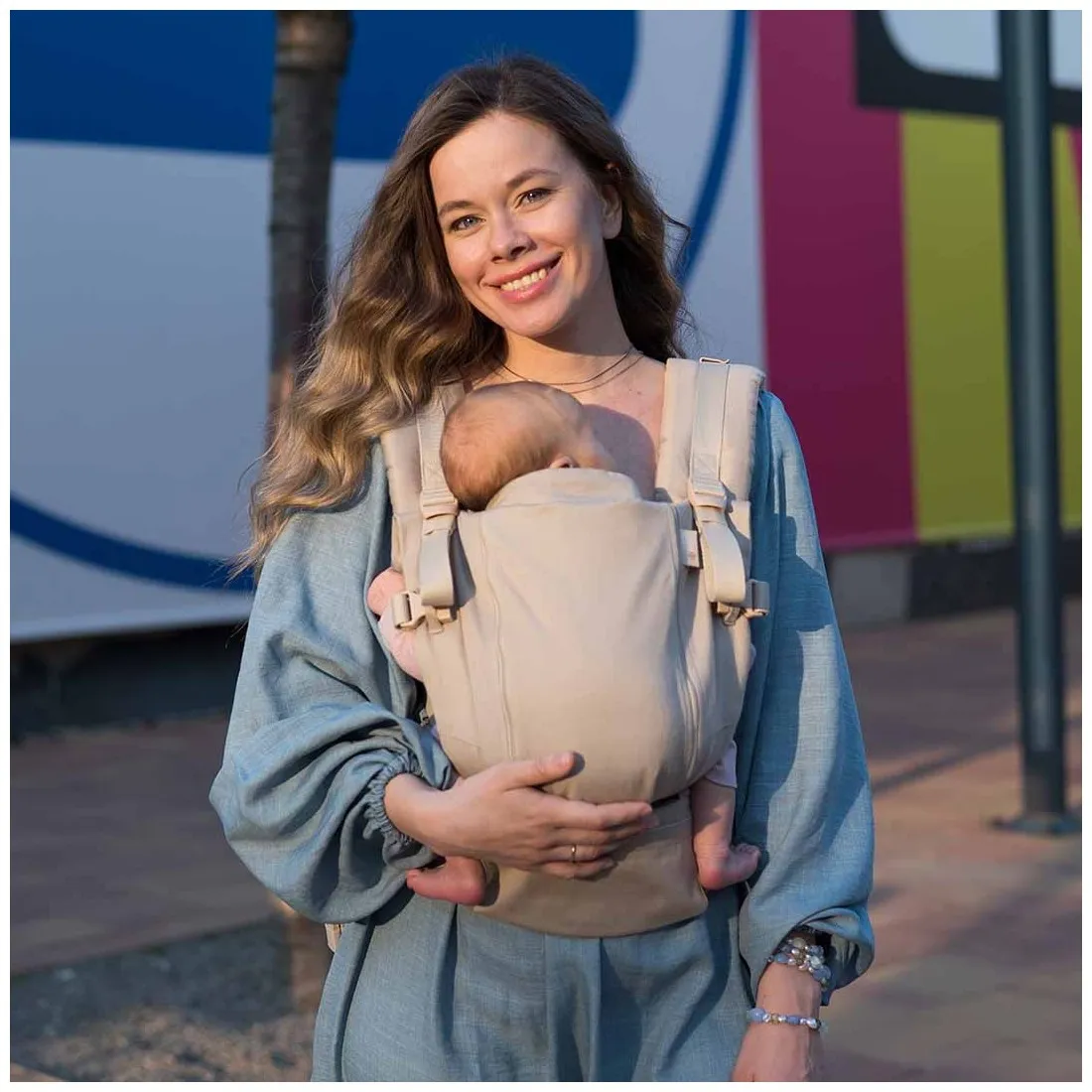 Mochila Portabeb��s One Love and Carry Wheat