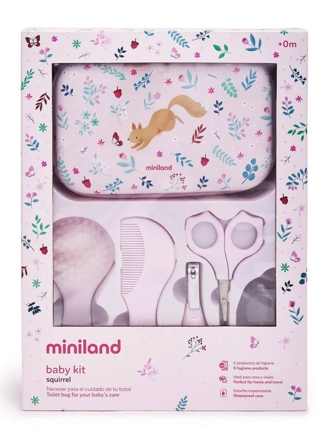 Neceser De Aseo Ardilla Rosa Miniland